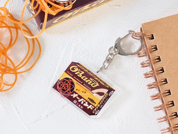 「文具ブランドコレクション」アクリルキーホルダーオーバンド